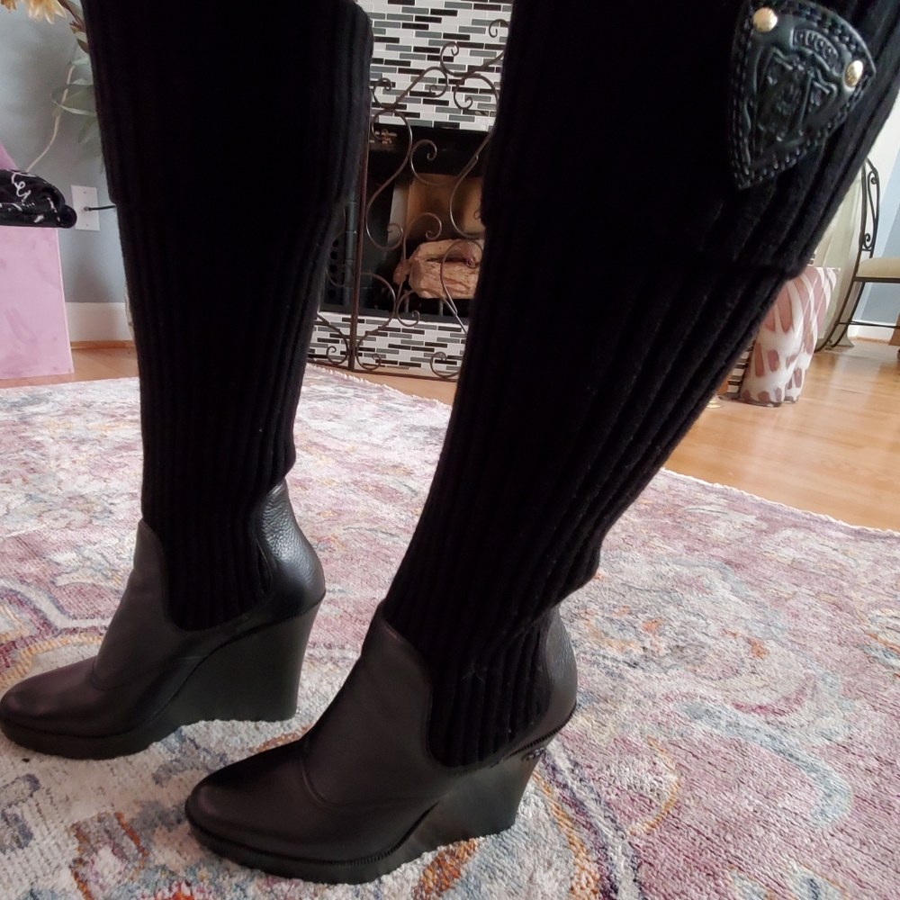 Black Gucci Boots